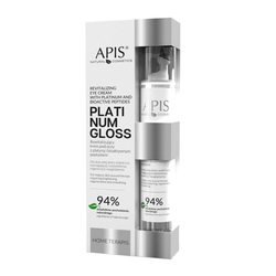 APIS Platinum Gloss - Krem pod oczy z platyną i bioaktywnymi peptydami 10 ml