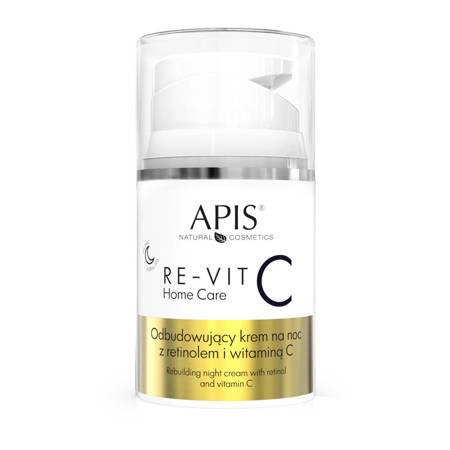 APIS Re-Vit C Home Care odbudowujący krem na noc z retinolem i witaminą C 50ml