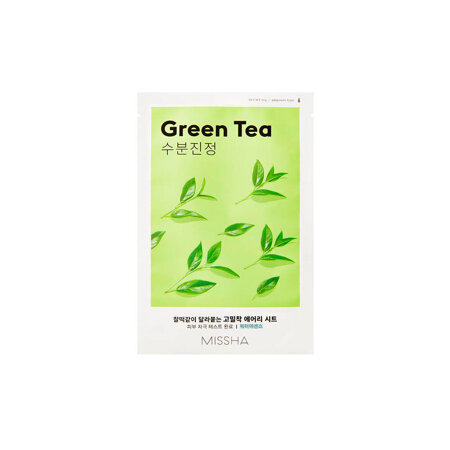 MISSHA Airy Fit Sheet Mask Green Tea nawilżająca maseczka w płacie